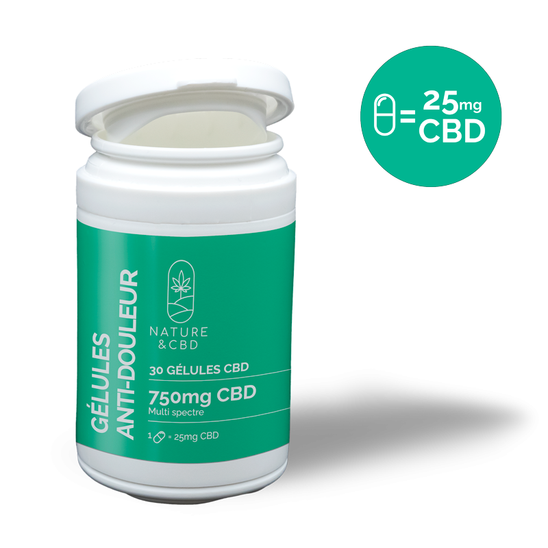 Gélule anti-douleur CBD