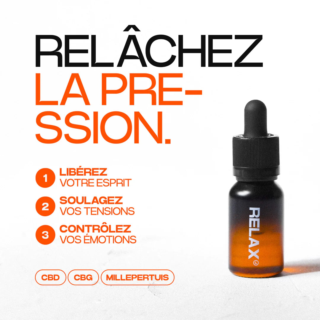 Huiles CBD anti-stress