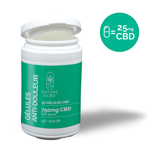 Gélule anti-douleur CBD
