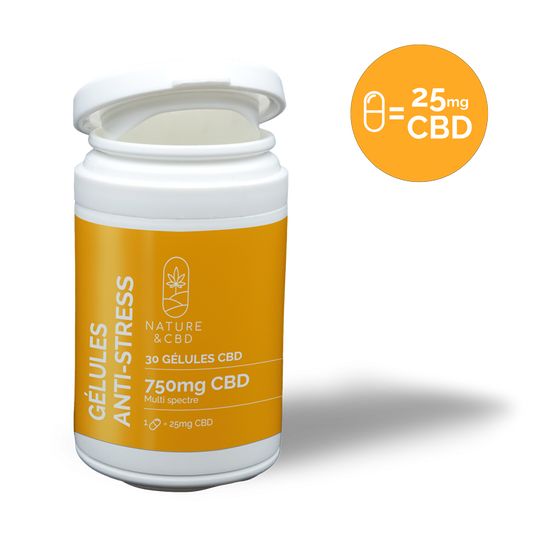 Gélule anti-stress CBD